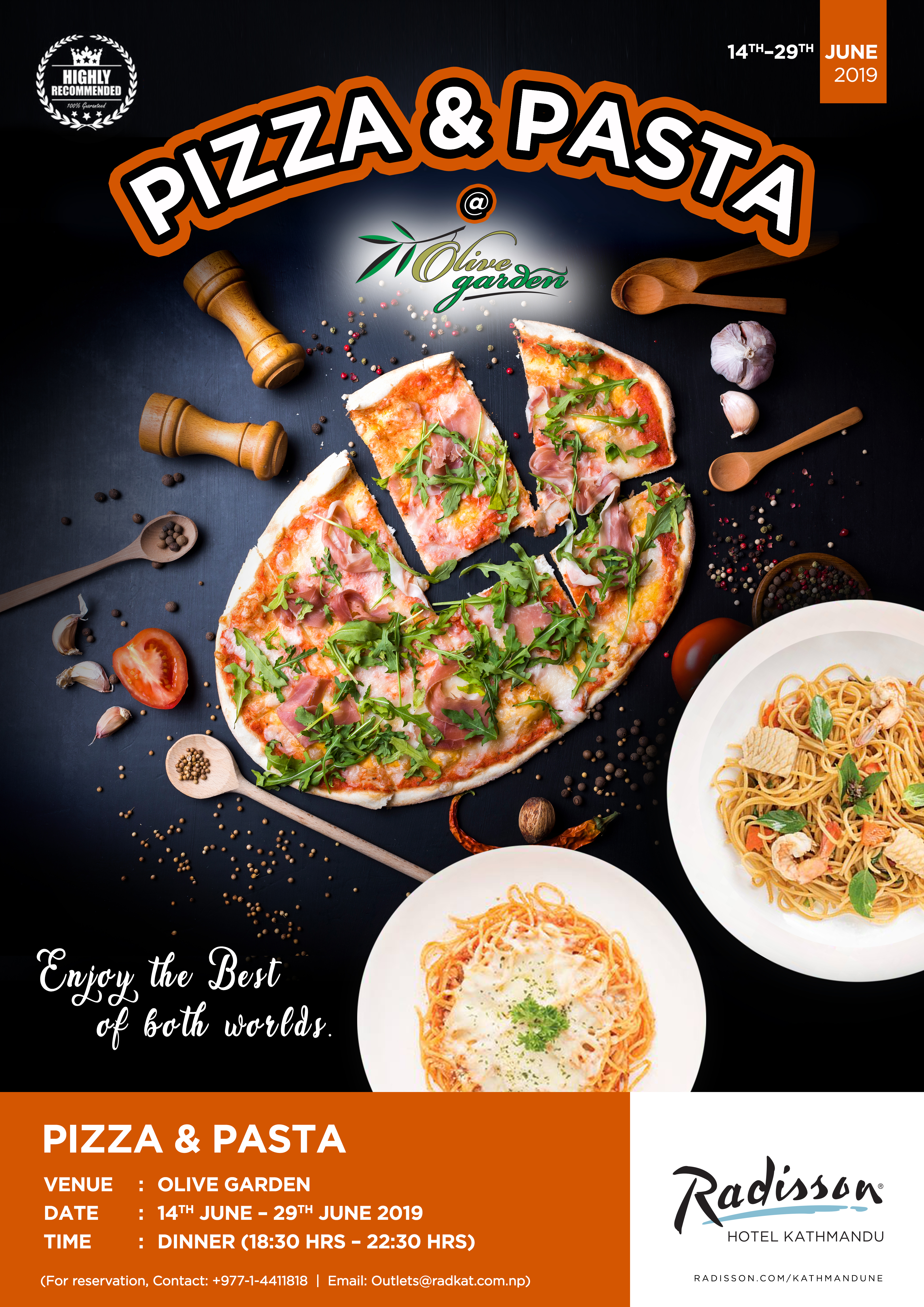 Pizza & Pasta 2019 by Hotel Radisson
