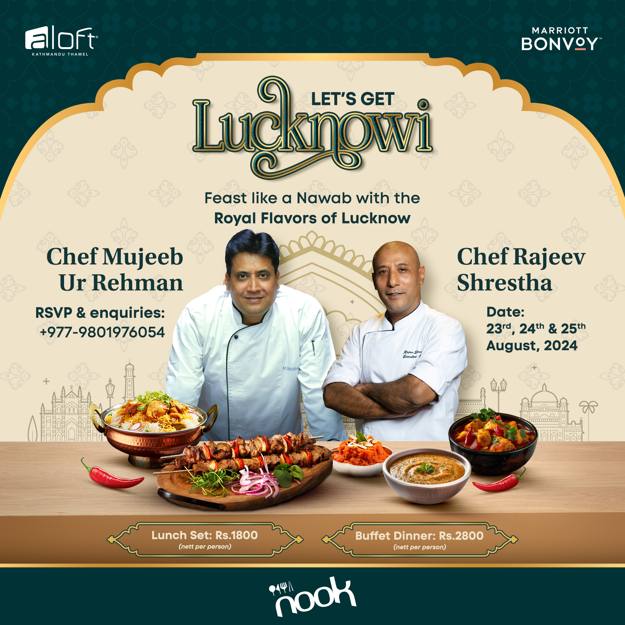Aloft Kathmandu Thamel Hosted "Let’s Go Lucknowi" an Exclusive Culinary Event