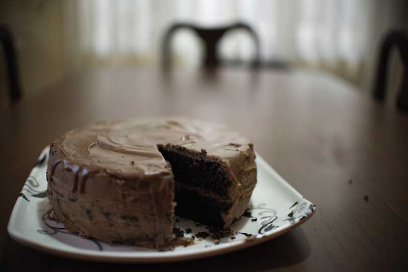 Chocolate Cake with Chocolate Ganache