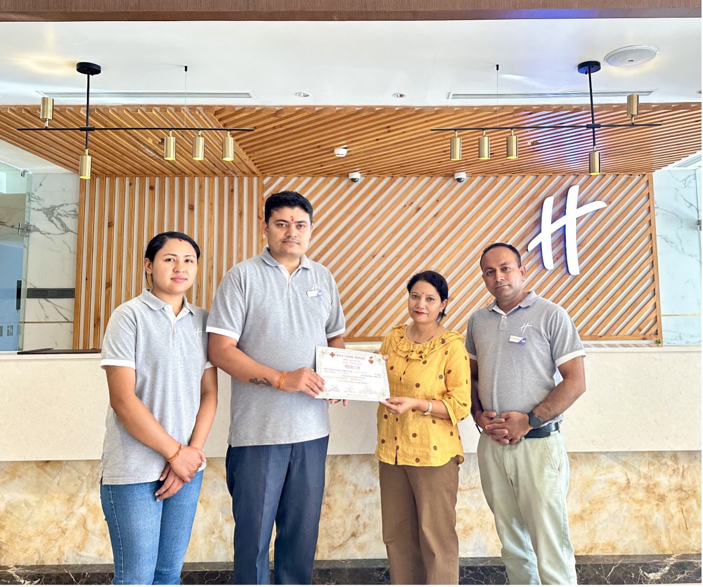 Holiday Inn Resort Kathmandu Budhanilkantha has successfully hosted a blood donation camp.