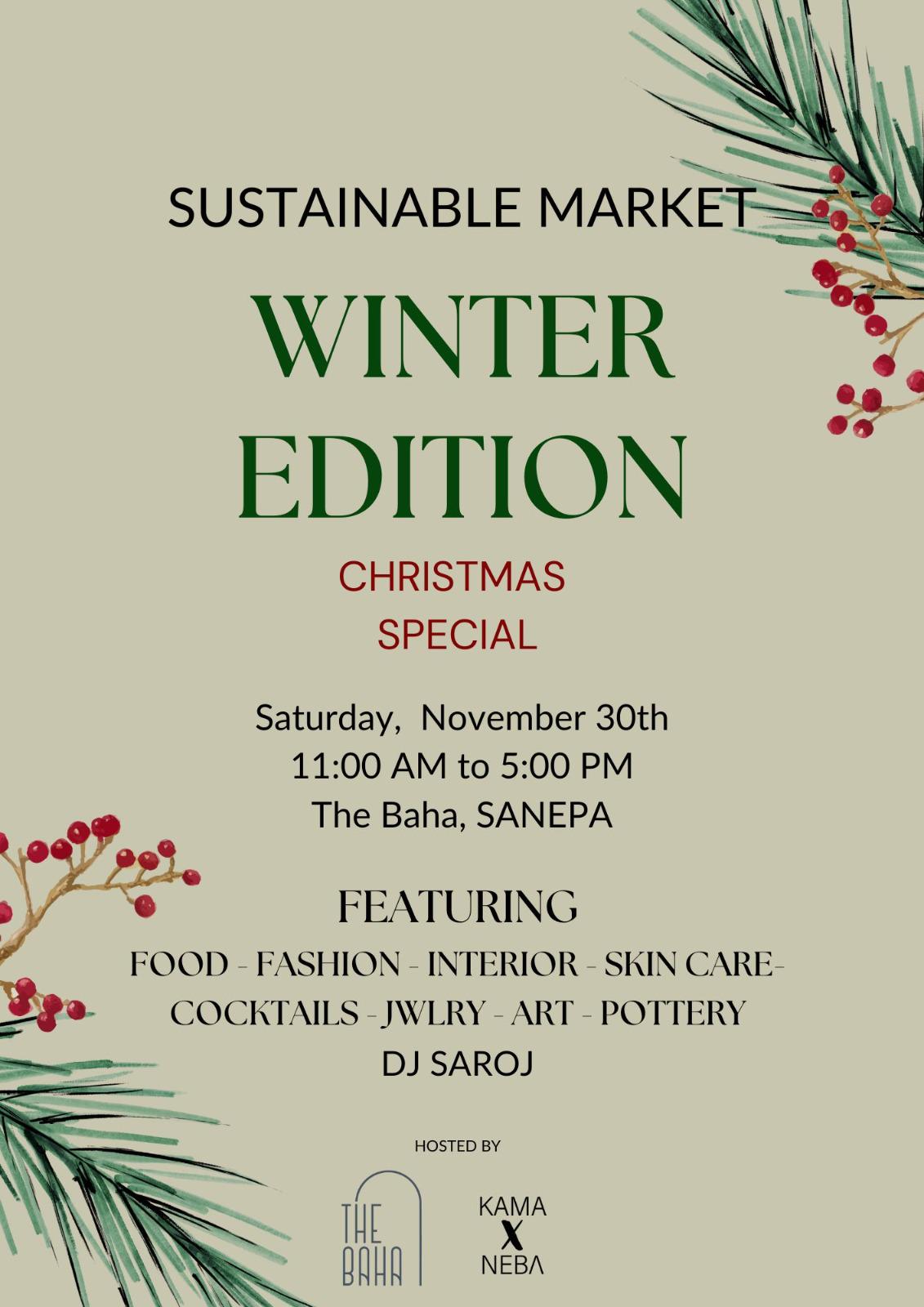SUSTAINABLE MARKET AT THE BAHA