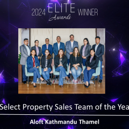 Aloft Kathmandu Thamel Sales Team Wins ELITE Awards 2024