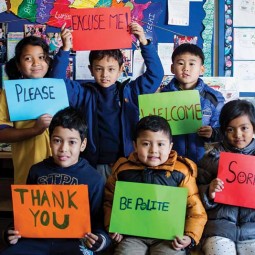 Teaching politeness to children