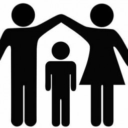 Teen and parents