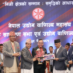 Prime Minister Honors Nabil Bank at FNCCI's 59th AGM